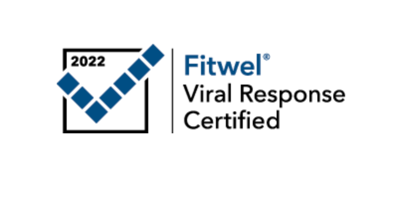 2022 Fitwel Viral Response Certified badge